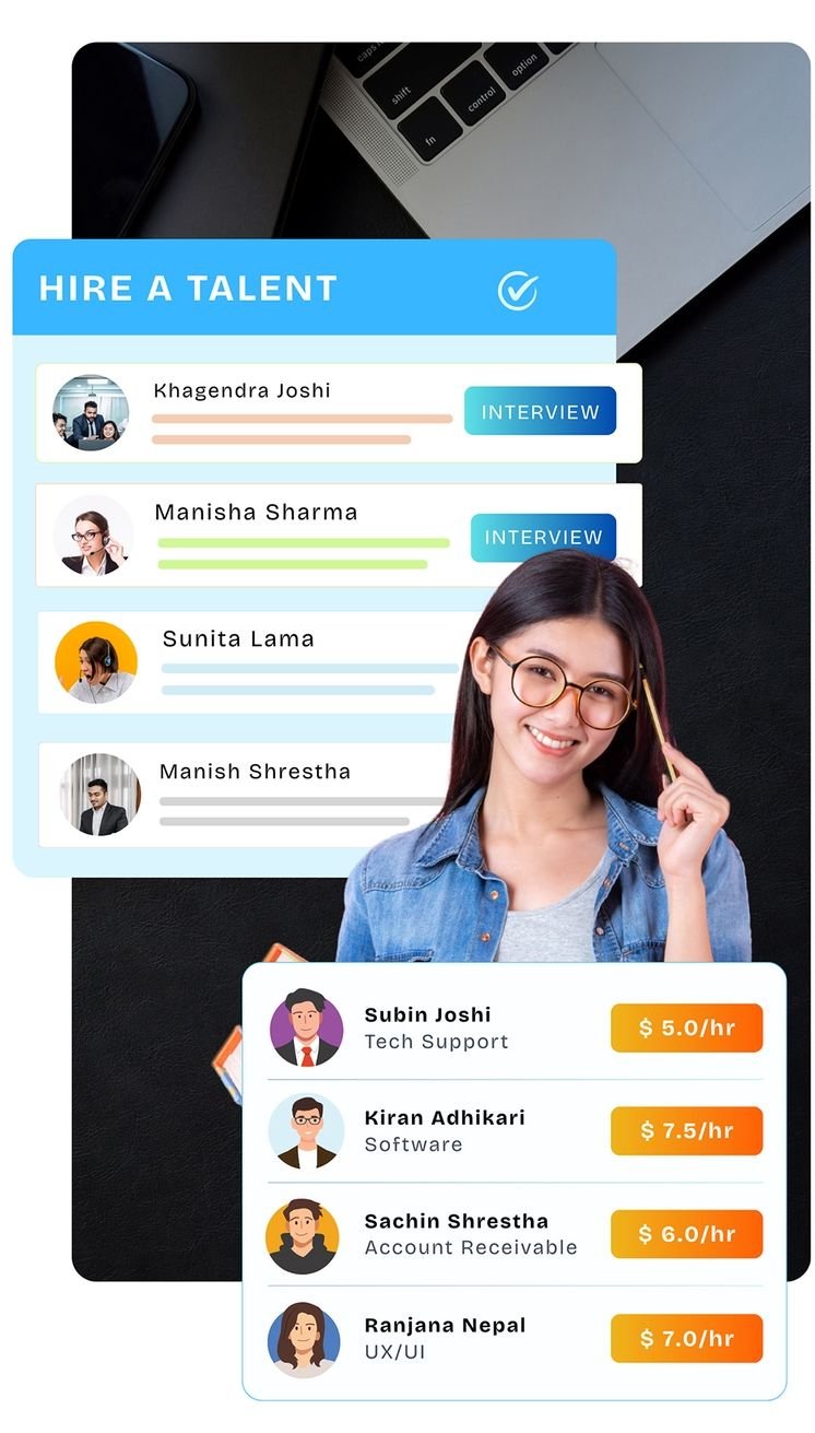 hire a talent in Nepal